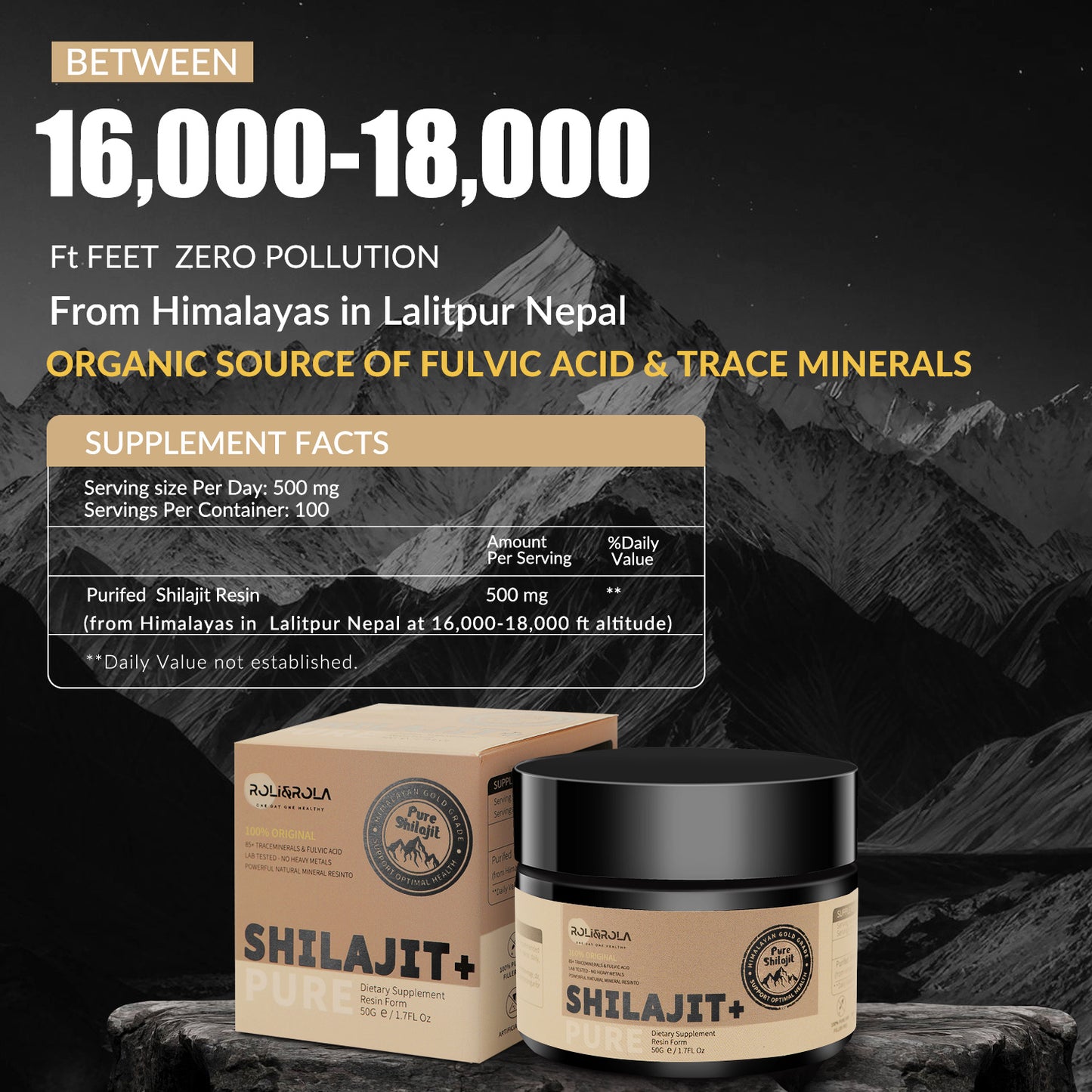 Shilajit Resin 50g - Kadaluu