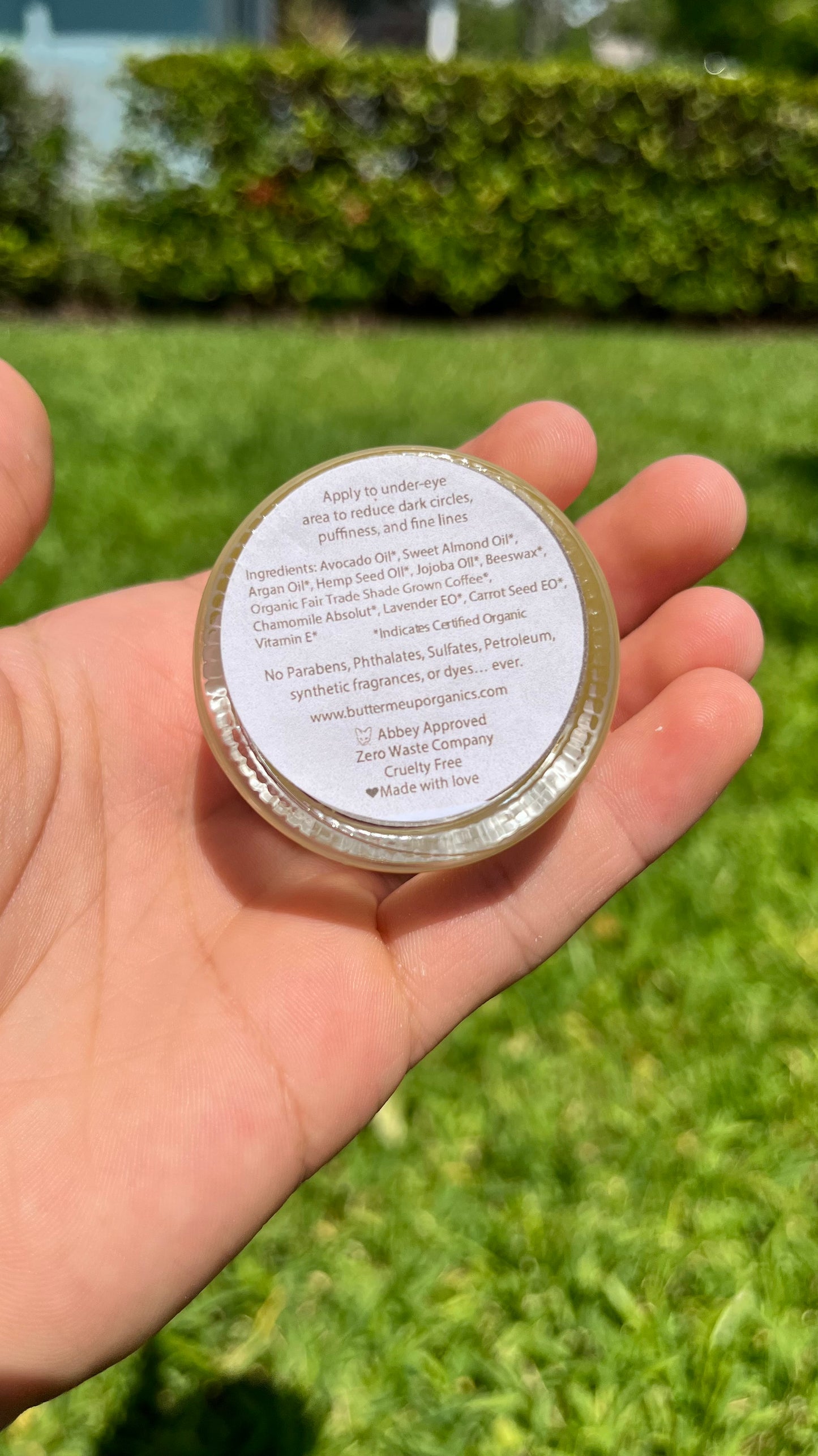 Caffeinated Under Eye Balm