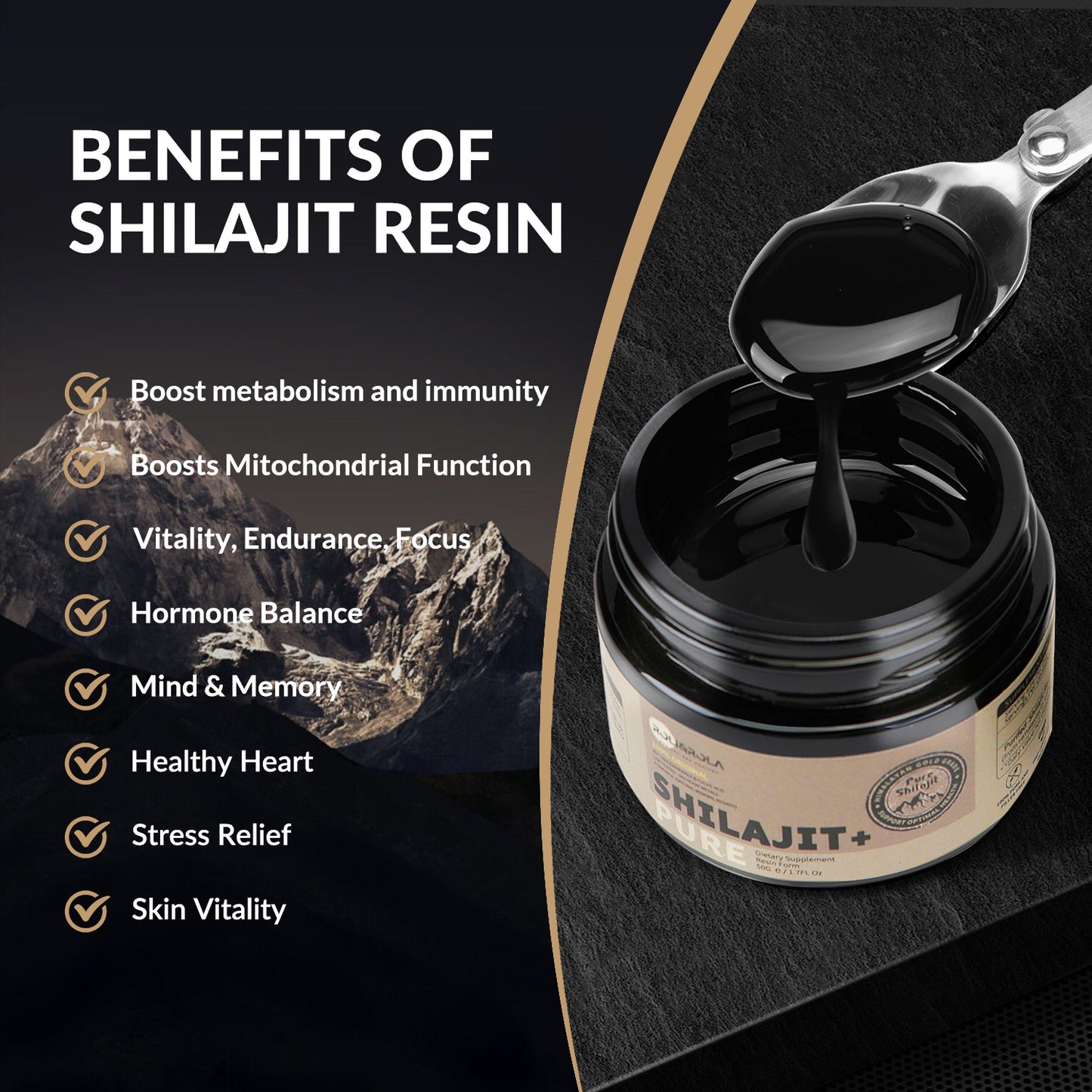 Shilajit Resin 50g - Kadaluu