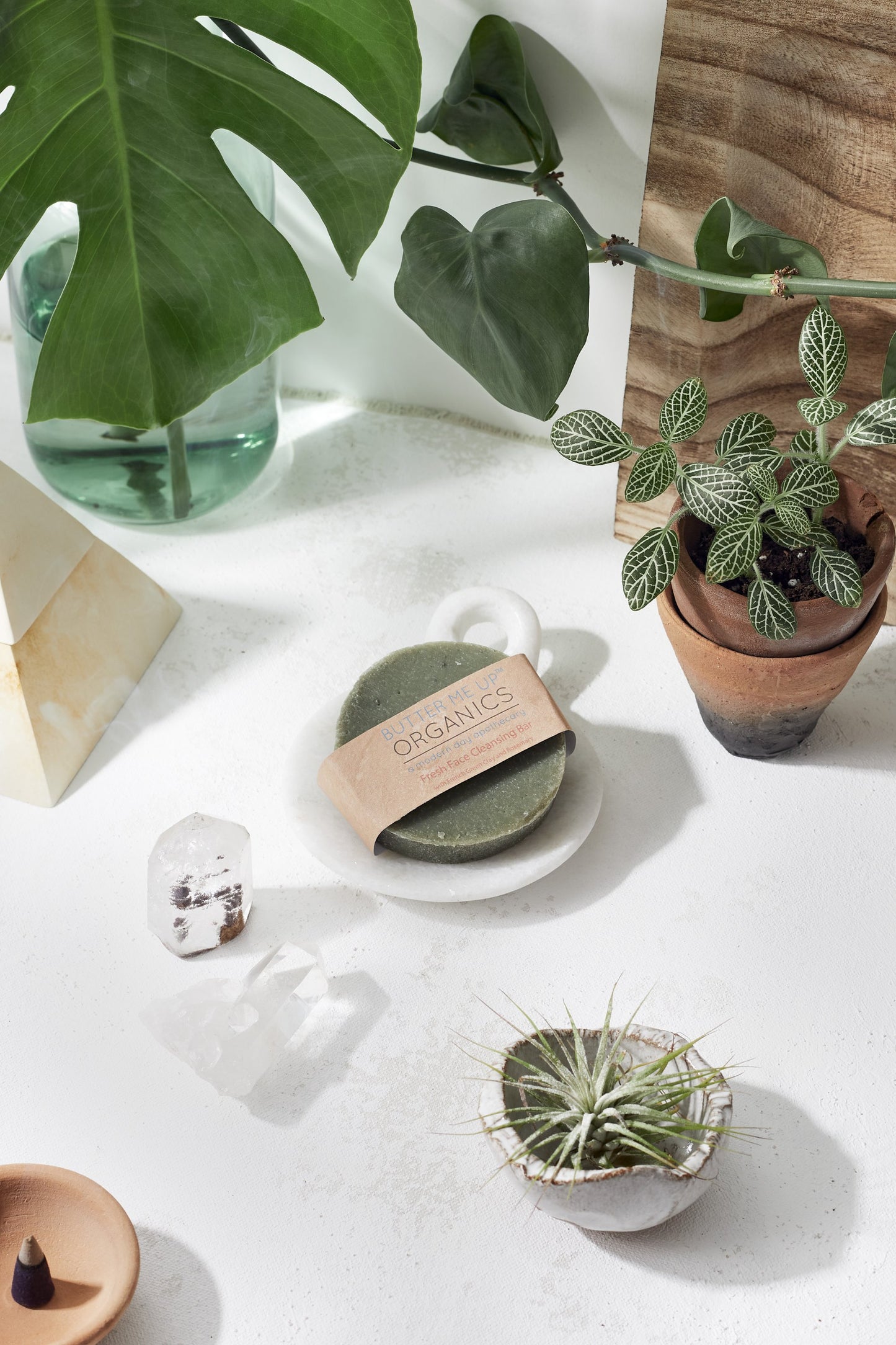 Facial Cleansing Bar with French Green Sea Clay - Kadaluu