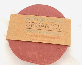 Organic Facial Bar Rose Clay Soap - Kadaluu
