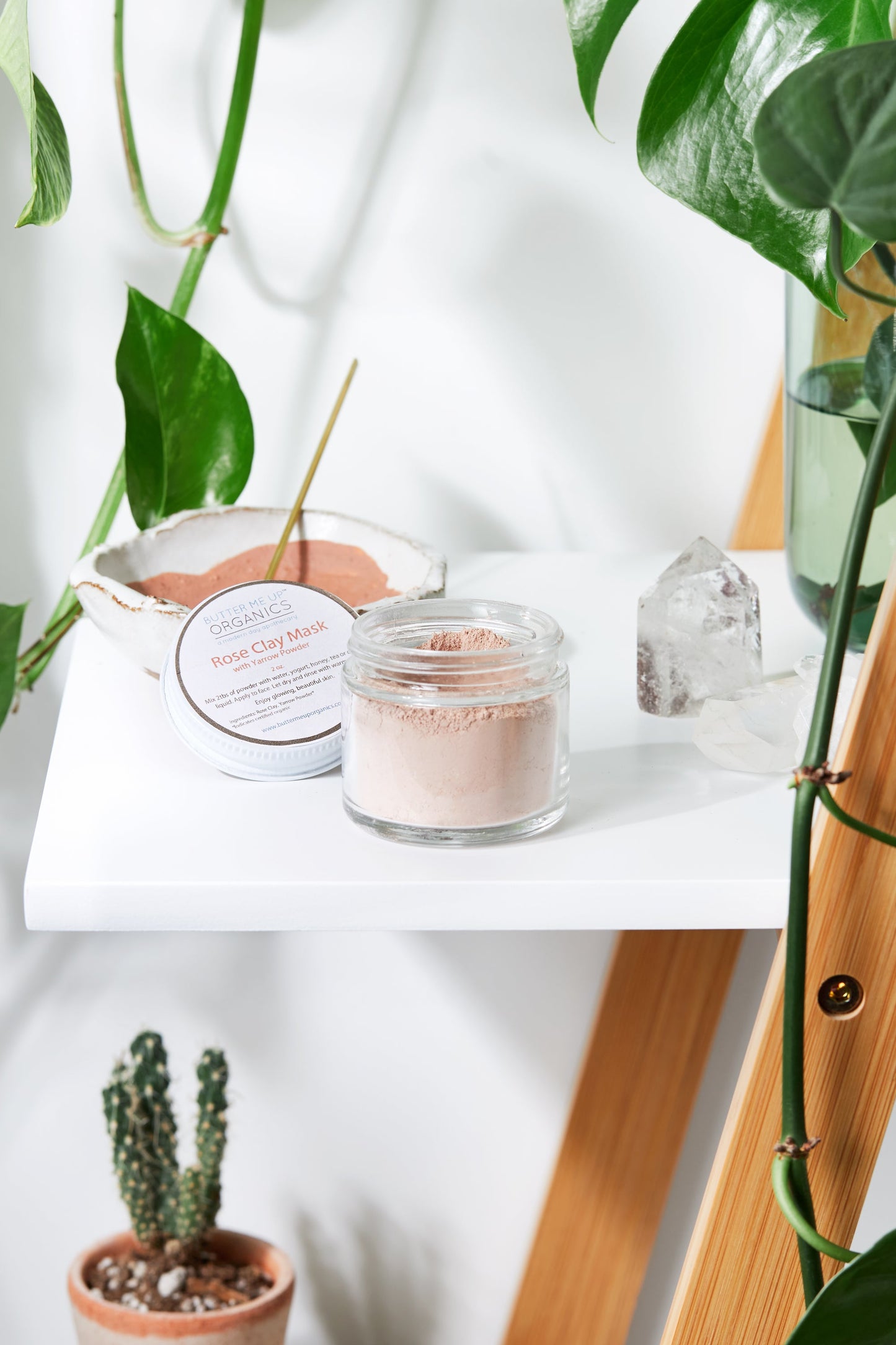 Rose Clay Face Mask - Kadaluu