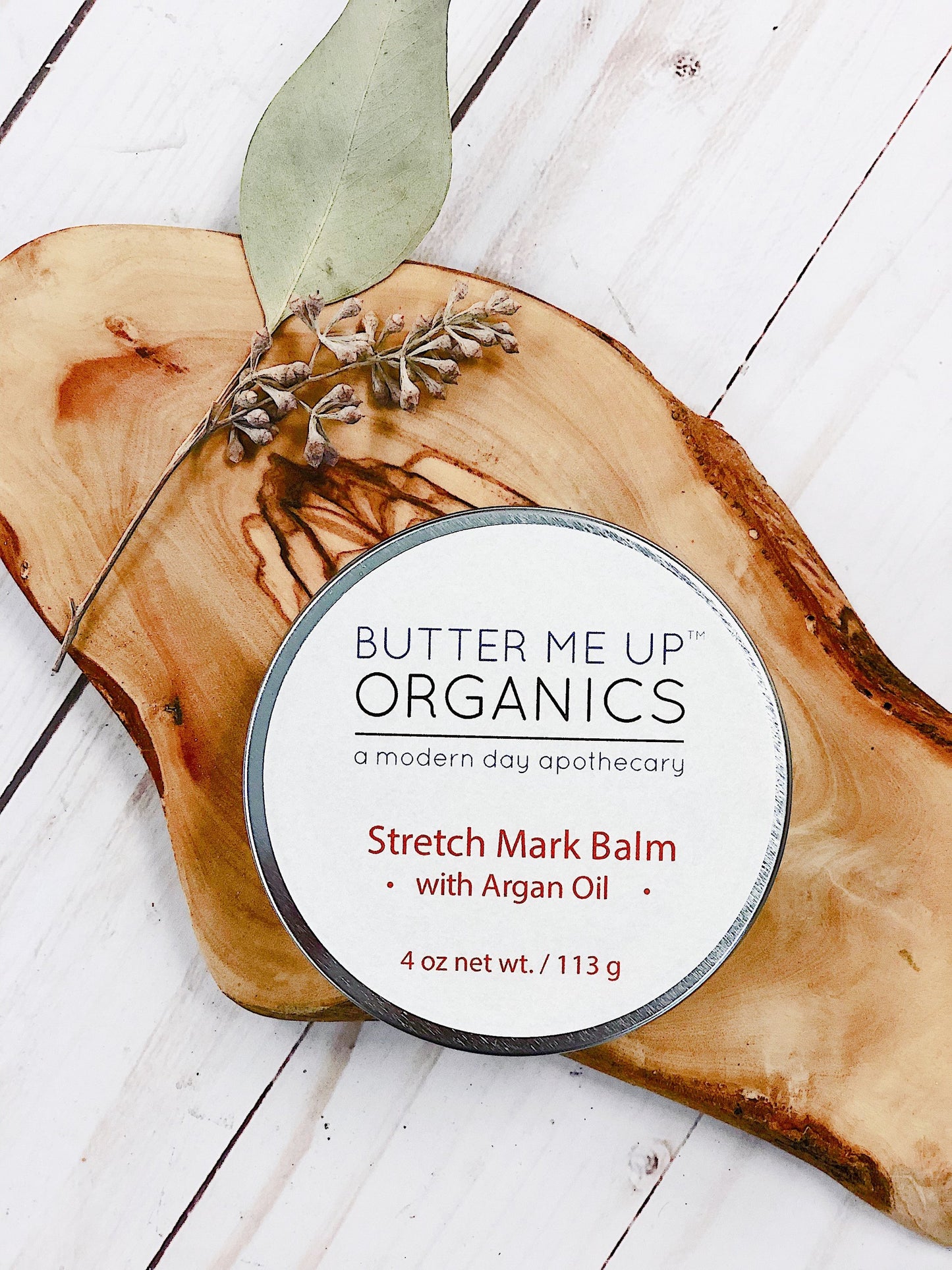 Organic Stretch Mark Body Butter with Argan Oil - Kadaluu