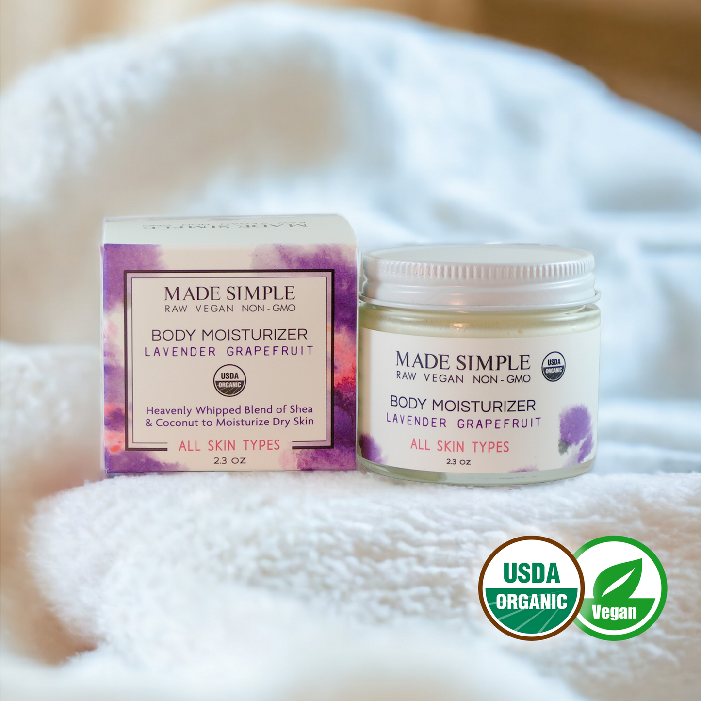 Lavender Grapefruit Organic Moisturizer - Kadaluu