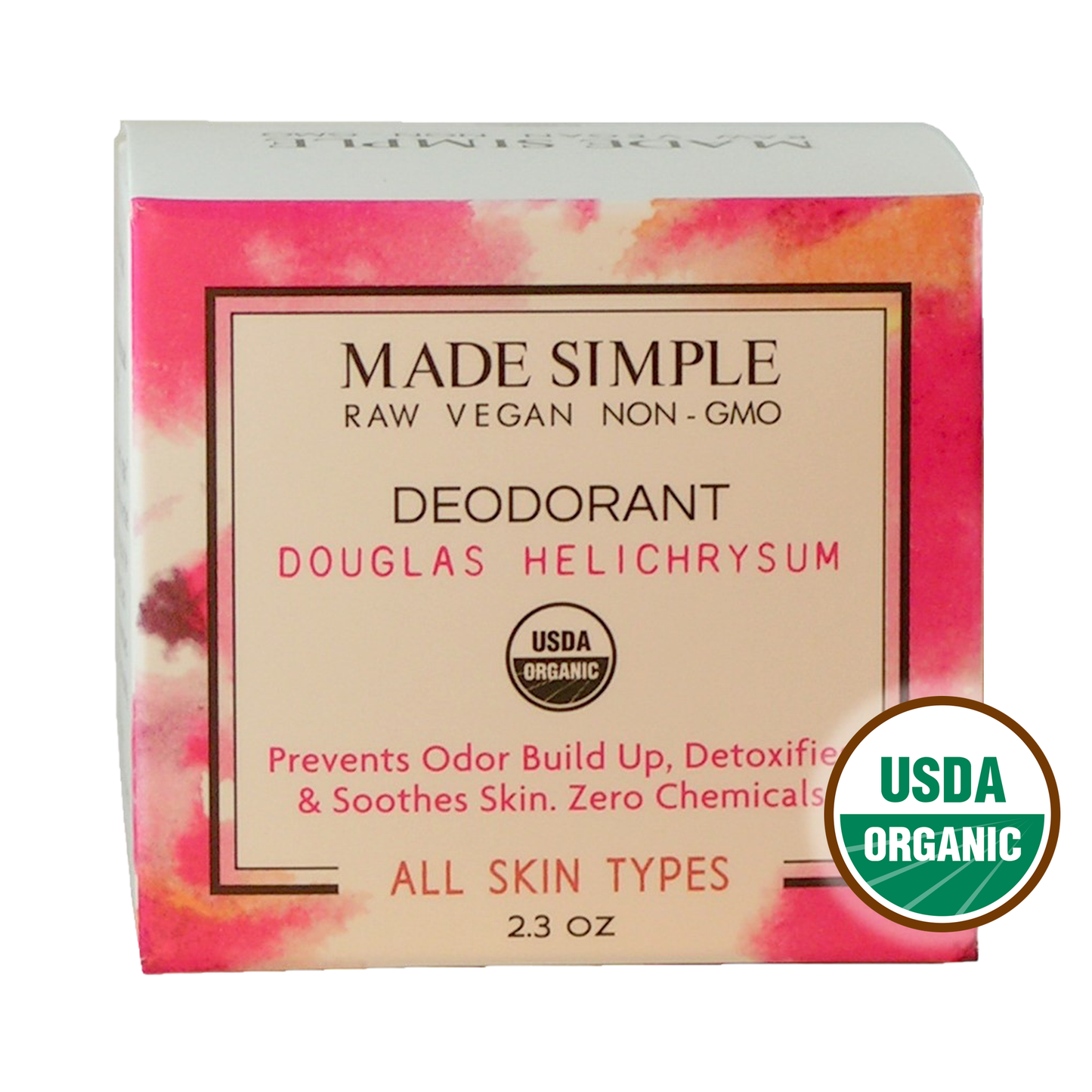 Douglas Fir Helichrysum Organic Deodorant - Kadaluu