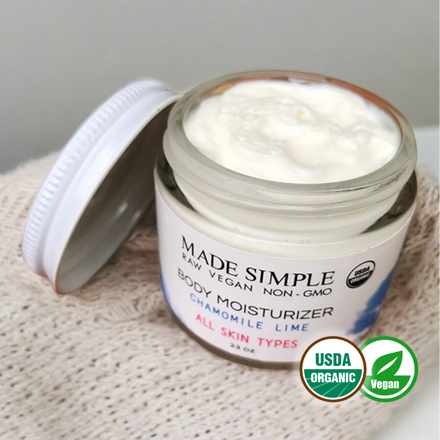 Chamomile Lime Organic Moisturizer - Kadaluu