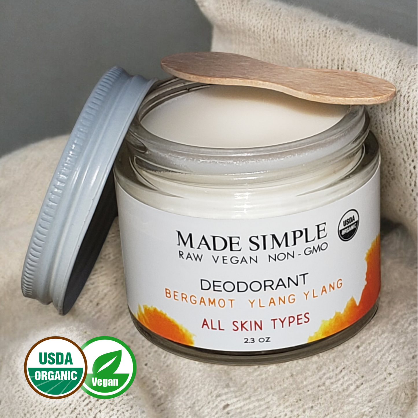 Bergamot Ylang Ylang Deodorant - Kadaluu