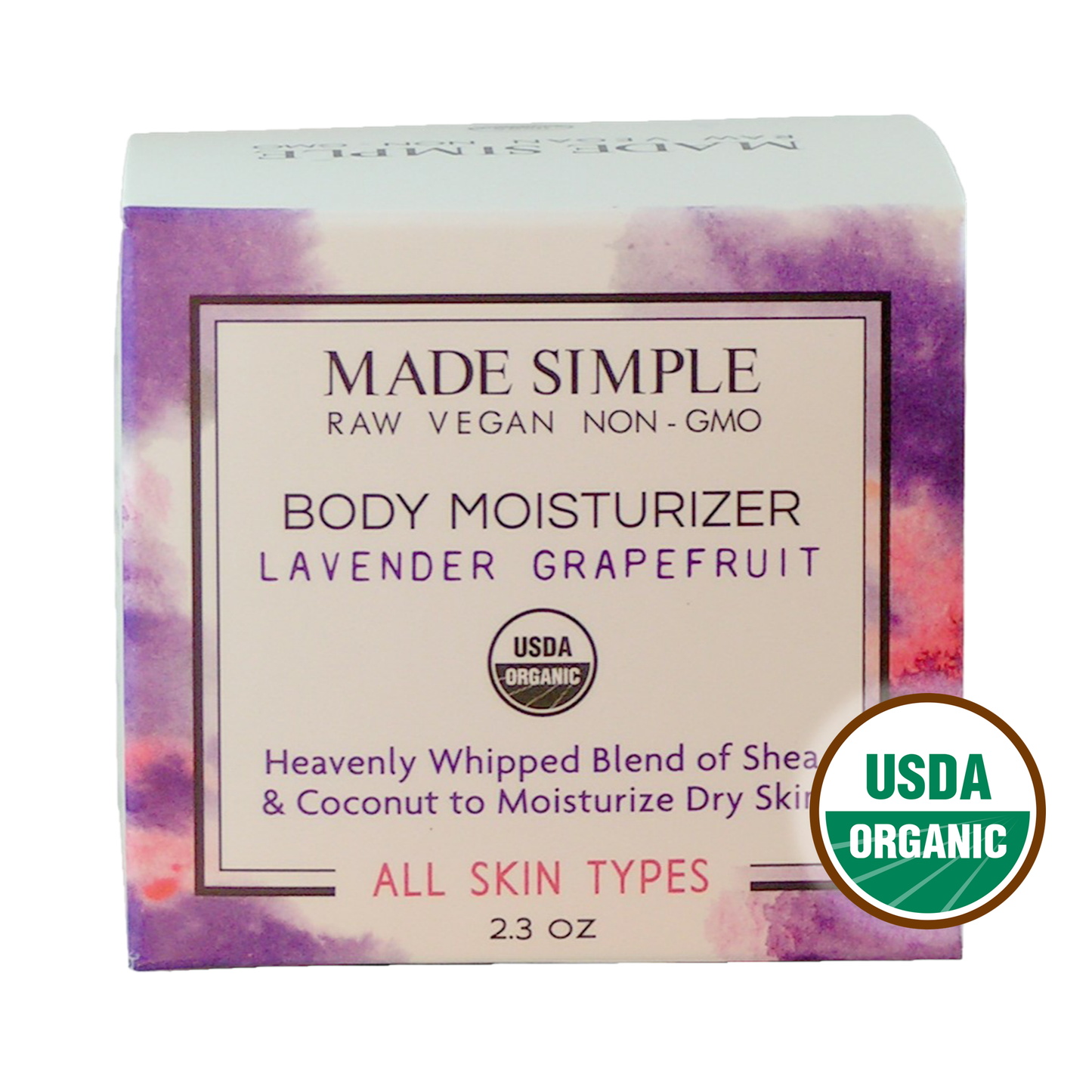 Lavender Grapefruit Organic Moisturizer - Kadaluu