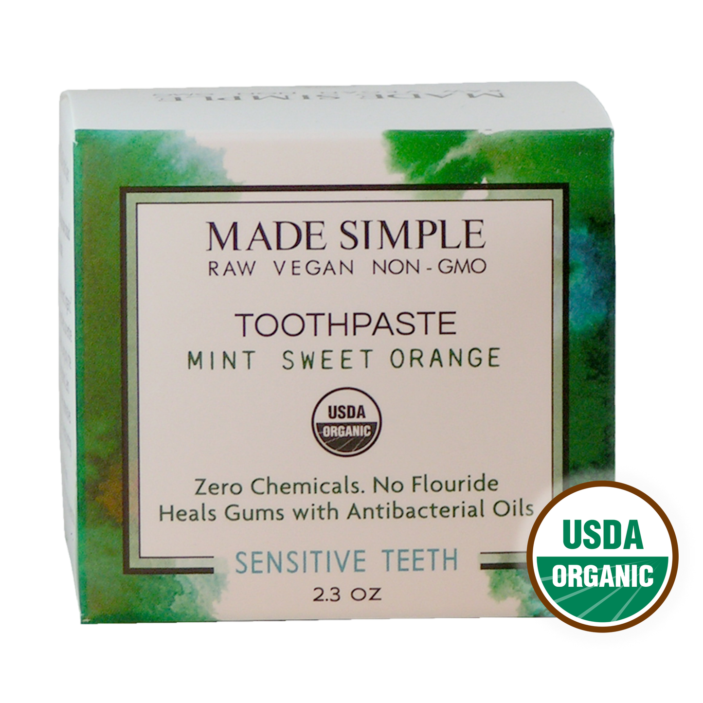 Mint Sweet Orange Organic Toothpaste - Kadaluu