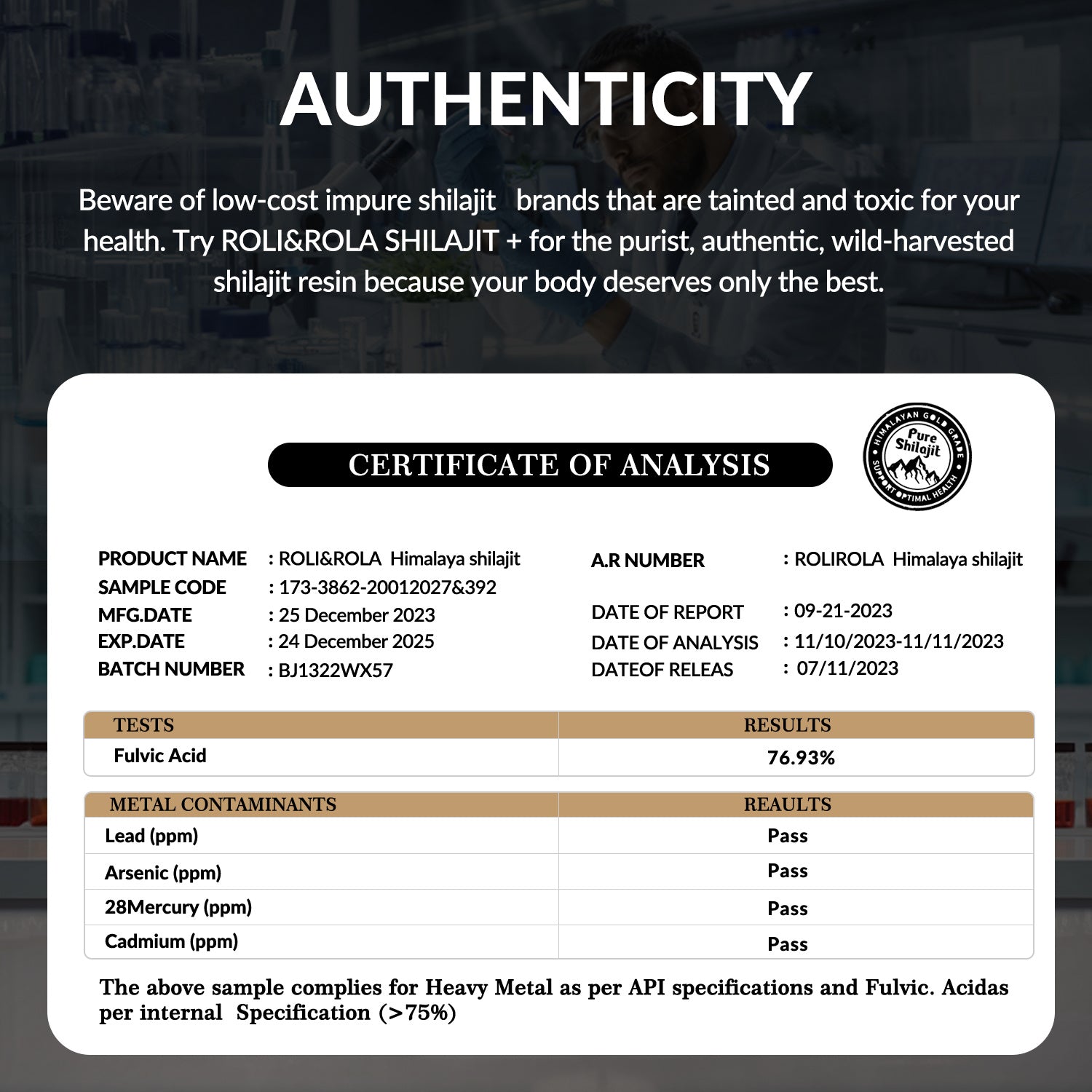 Shilajit Resin 50g - Kadaluu