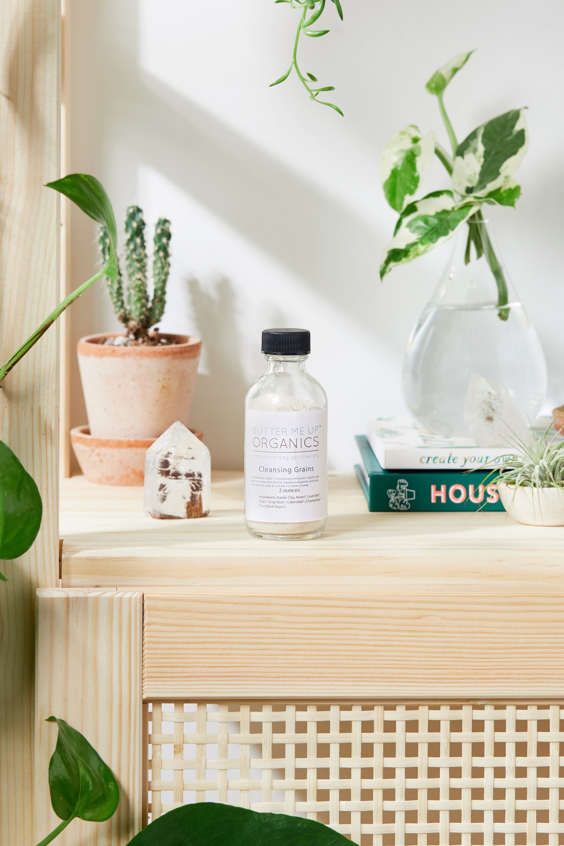 Cleansing Grains Organic Face Scrub & Exfoliant - Kadaluu