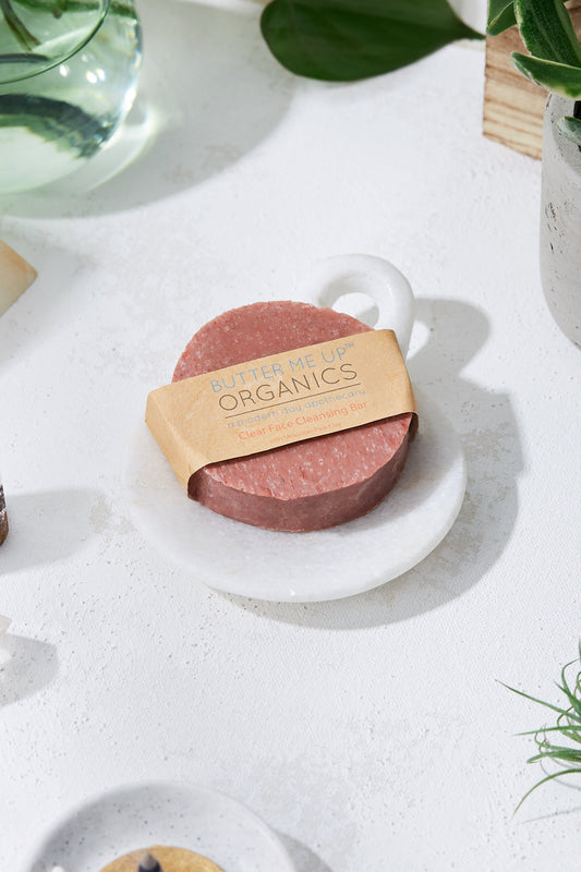 Organic Facial Bar Rose Clay Soap - Kadaluu