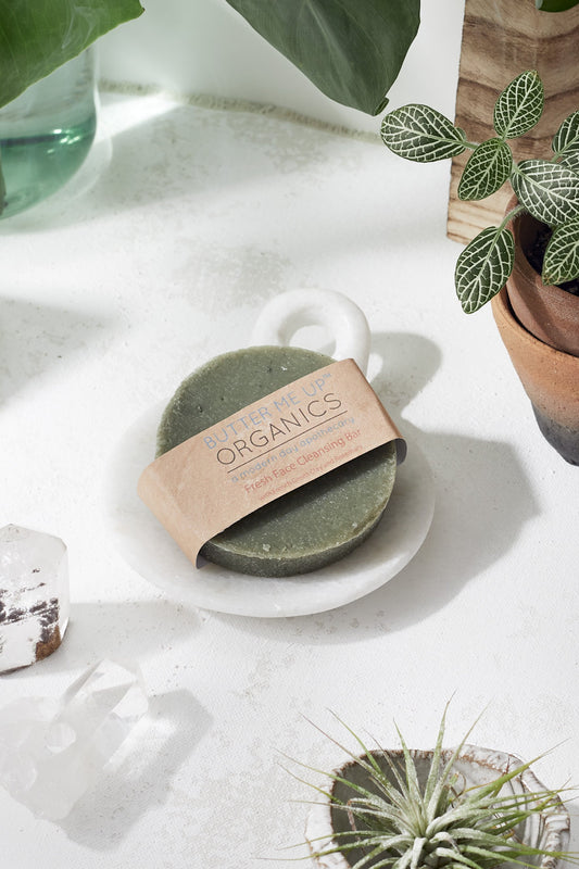 Facial Cleansing Bar with French Green Sea Clay - Kadaluu