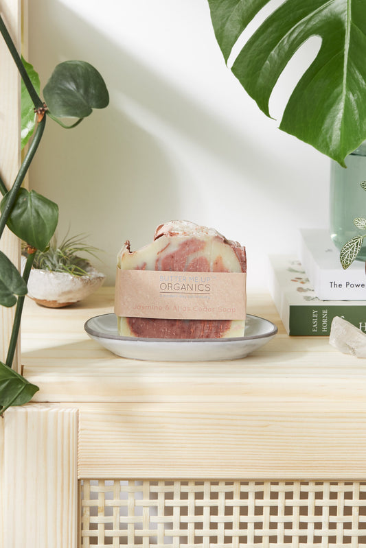 Jasmine, Atlas Cedar & Pine Organic Soap - Kadaluu
