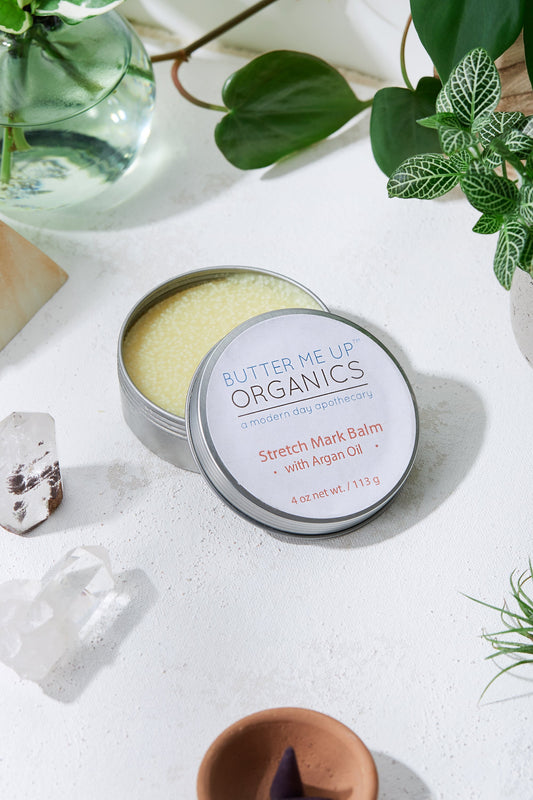 Organic Stretch Mark Body Butter with Argan Oil - Kadaluu