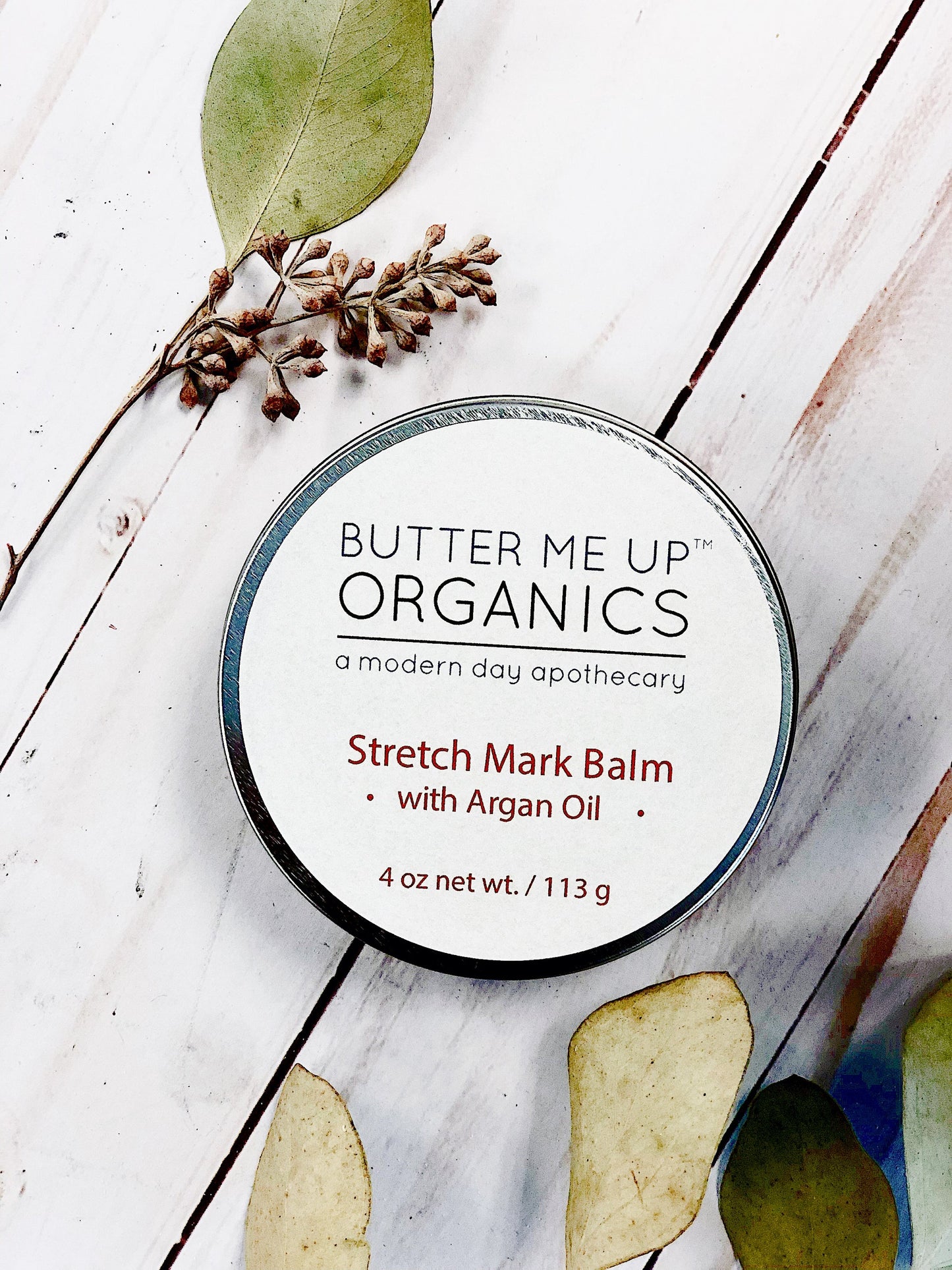 Organic Stretch Mark Body Butter with Argan Oil - Kadaluu