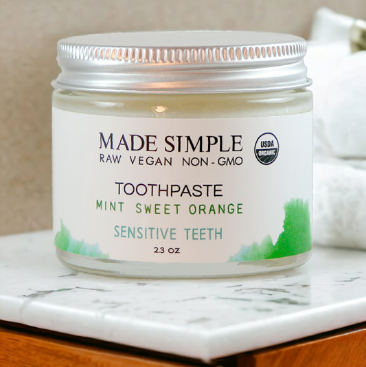 Mint Sweet Orange Organic Toothpaste - Kadaluu
