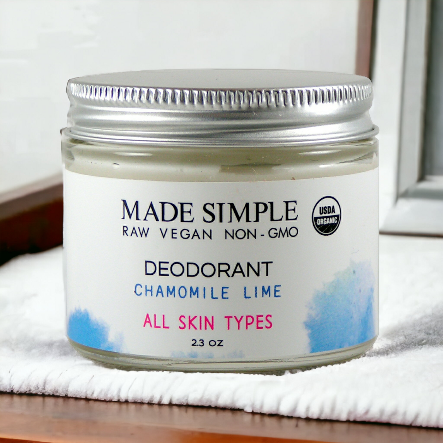 Chamomile Lime Deodorant - Certified Organic & Vegan