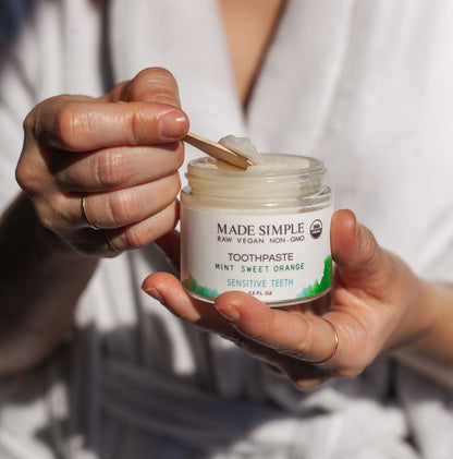 Mint Sweet Orange Organic Toothpaste - Kadaluu