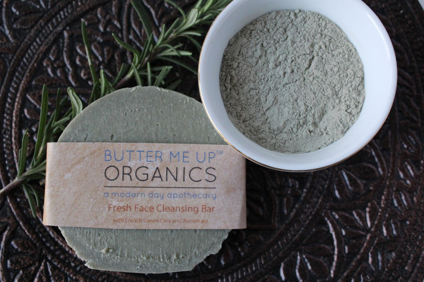 Facial Cleansing Bar with French Green Sea Clay - Kadaluu